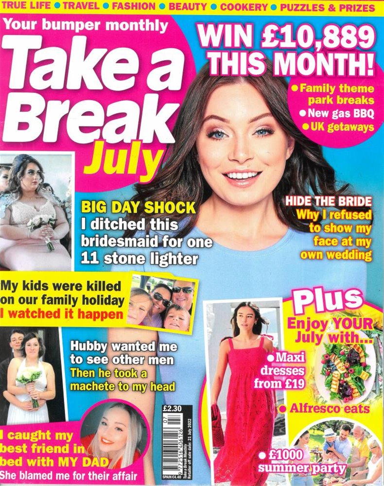 Take a Break Monthly Magazine Issue JUL 22
