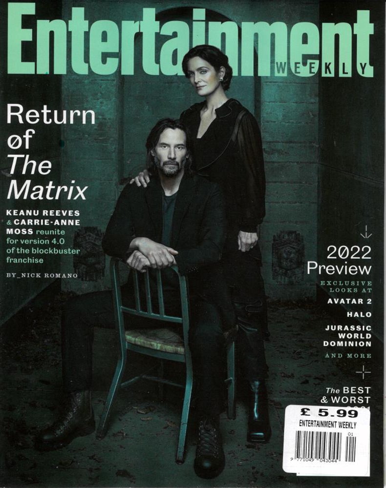 Entertainment Weekly Magazine Issue JAN 22