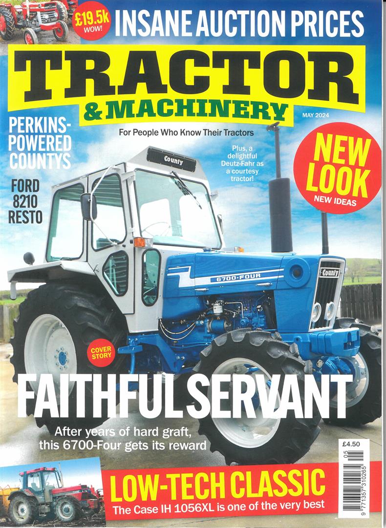 Tractor and Machinery - MAY 24