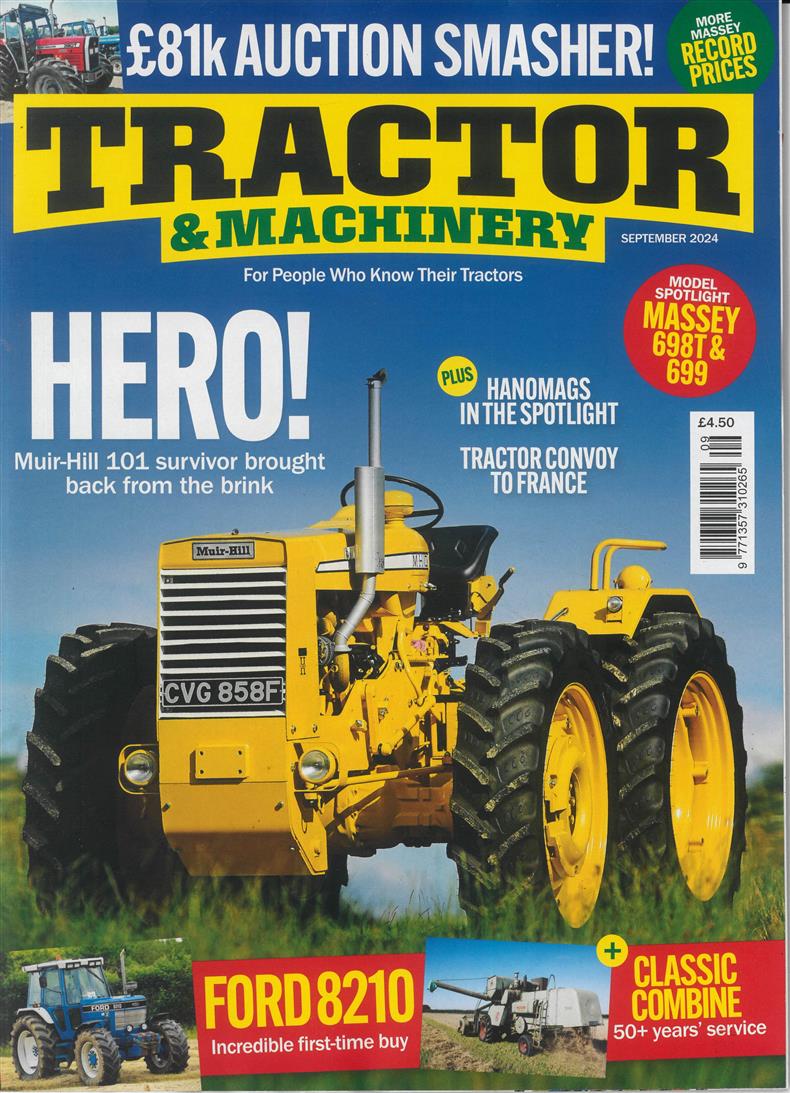 Tractor and Machinery - SEP 24