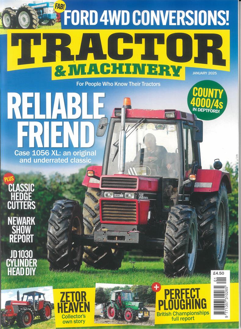 Tractor and Machinery - JAN 25
