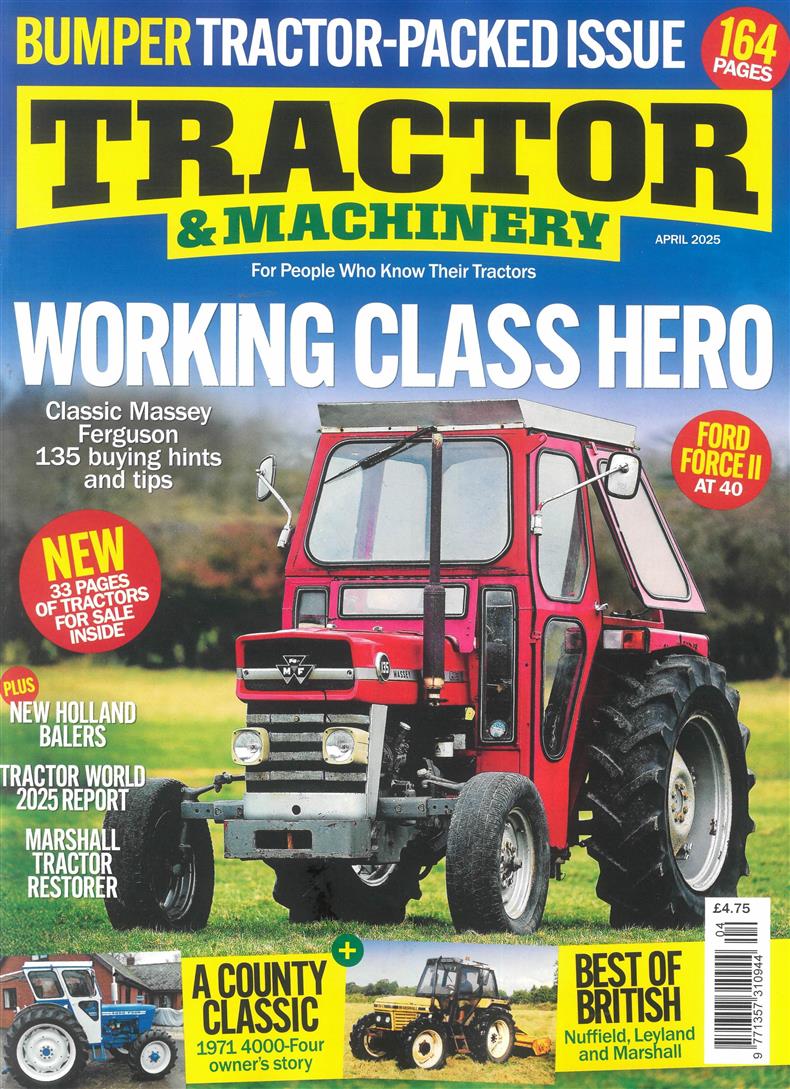 Tractor and Machinery - APR 25