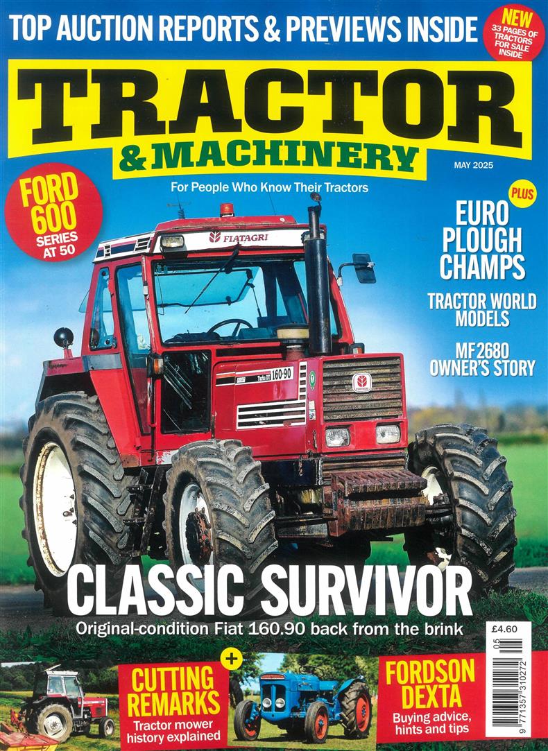 Tractor and Machinery - MAY 25
