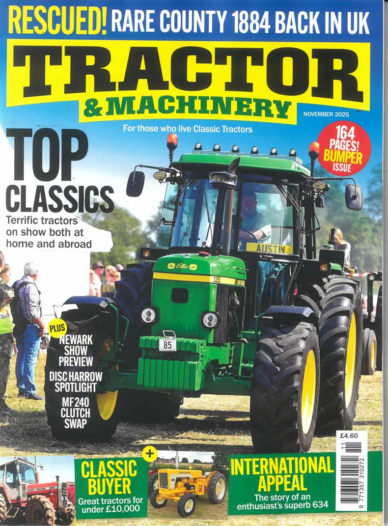 Tractor and Machinery - NOV 25