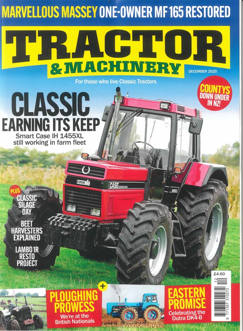 Tractor and Machinery - DEC 25