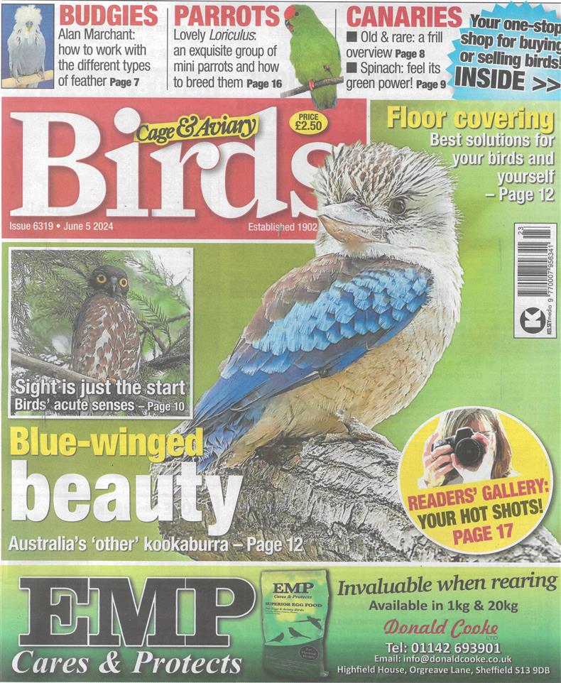 Cage and Aviary Birds - 05/06/2024