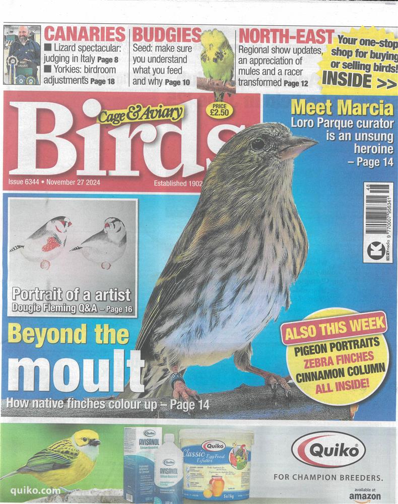 Cage and Aviary Birds - 27/11/2024