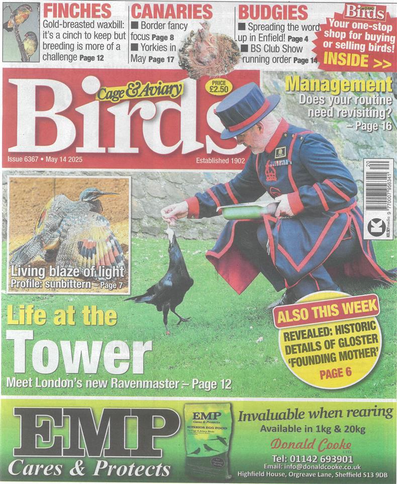 Cage and Aviary Birds - 14/05/2025