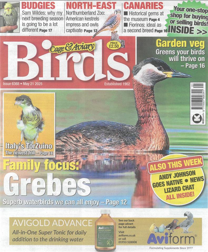 Cage and Aviary Birds - 21/05/2025