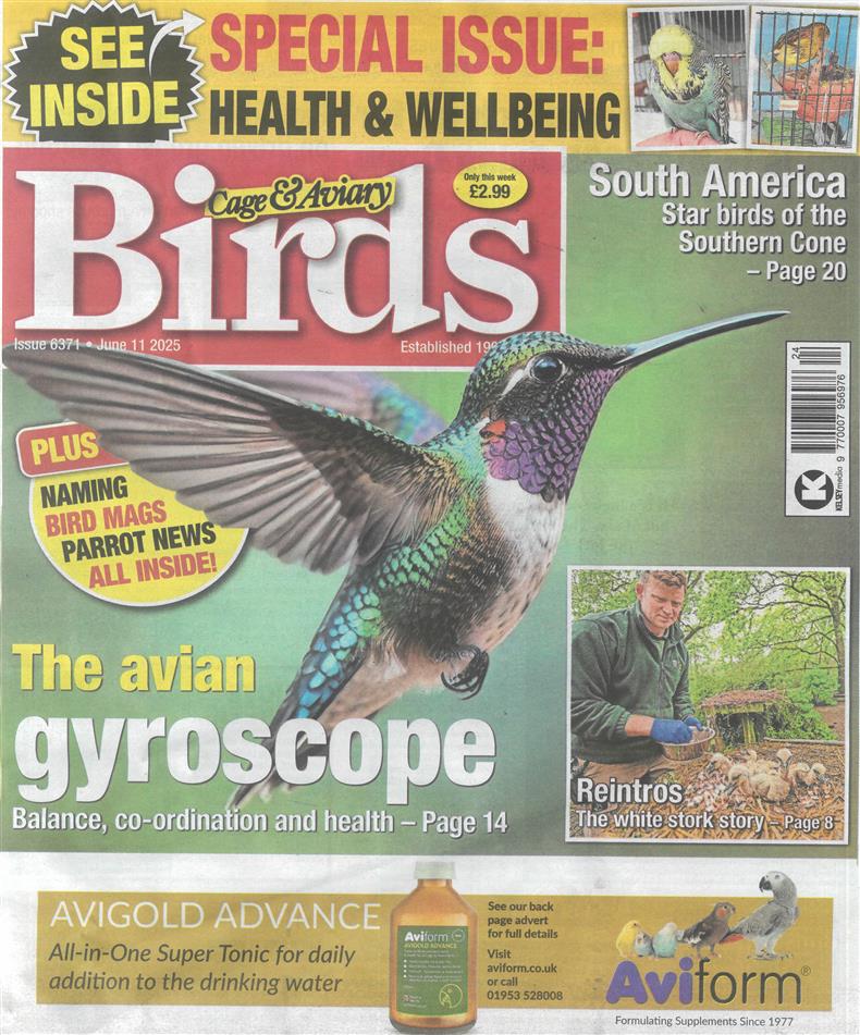 Cage and Aviary Birds - 11/06/2025