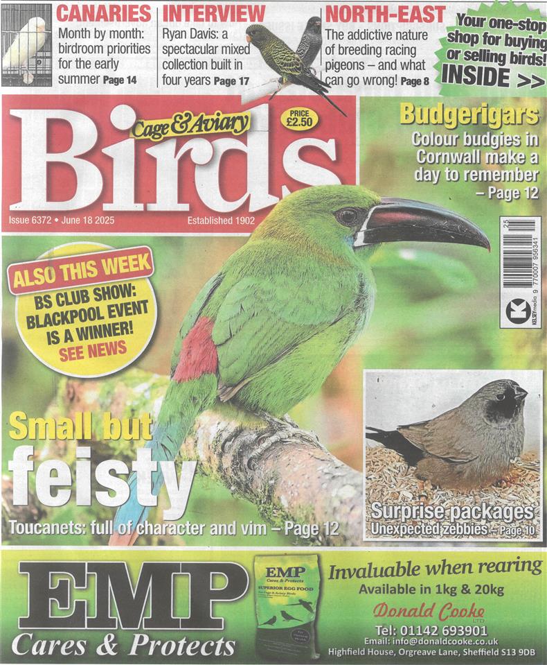 Cage and Aviary Birds - 18/06/2025