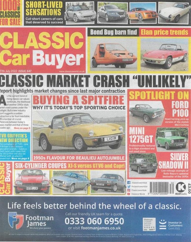 Classic Car Buyer Magazine Subscription