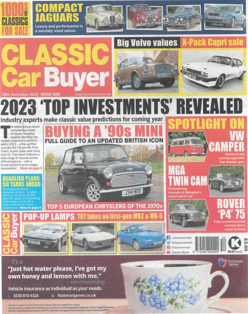 Classic Car Buyer Magazine Subscription