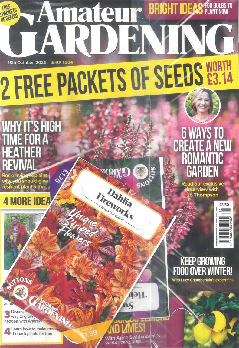 Amateur Gardening - 18/10/2025