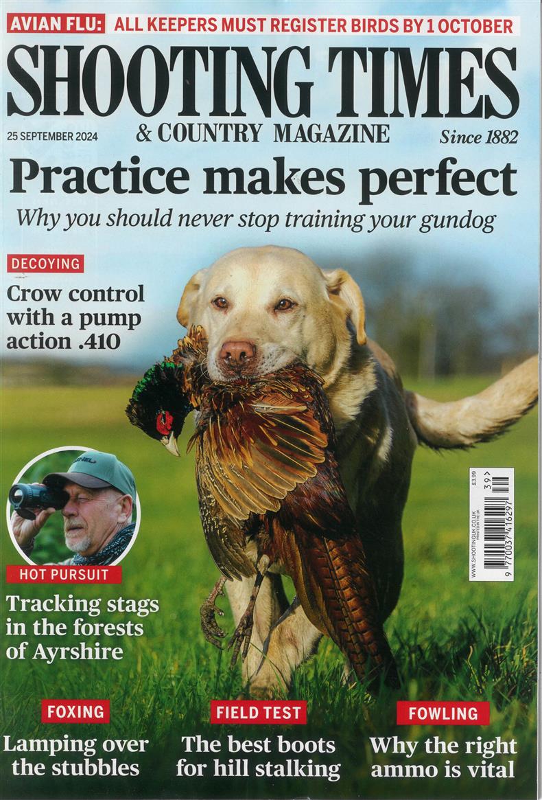 Shooting Times & Country - 25/09/2024