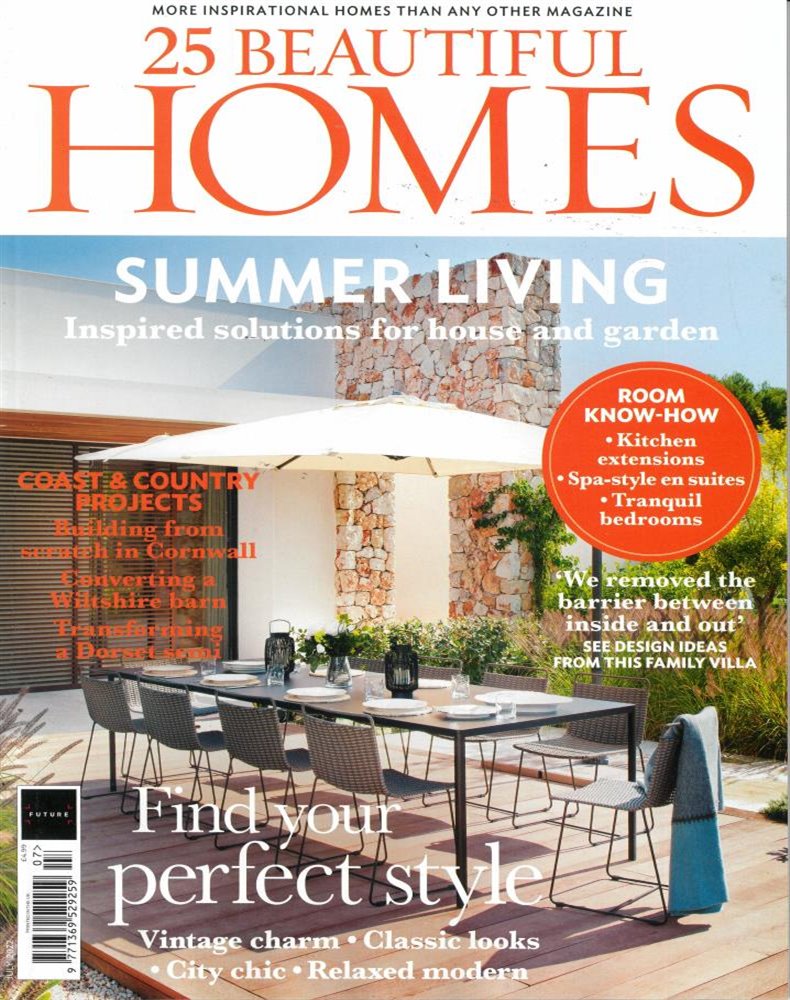 25 Beautiful Homes Magazine Issue JUL 22