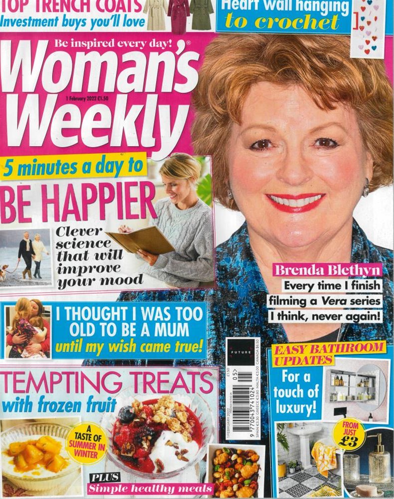 Woman's Weekly Magazine Issue 01/02/2022