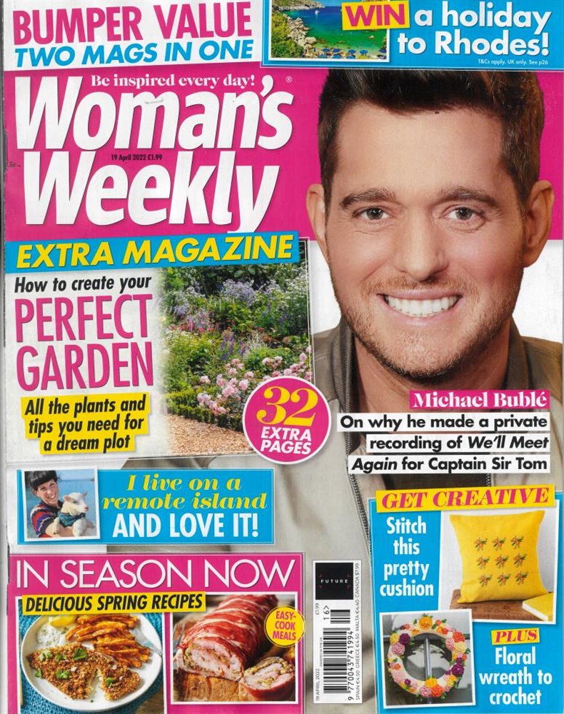 Woman's Weekly Magazine Issue 19/04/2022