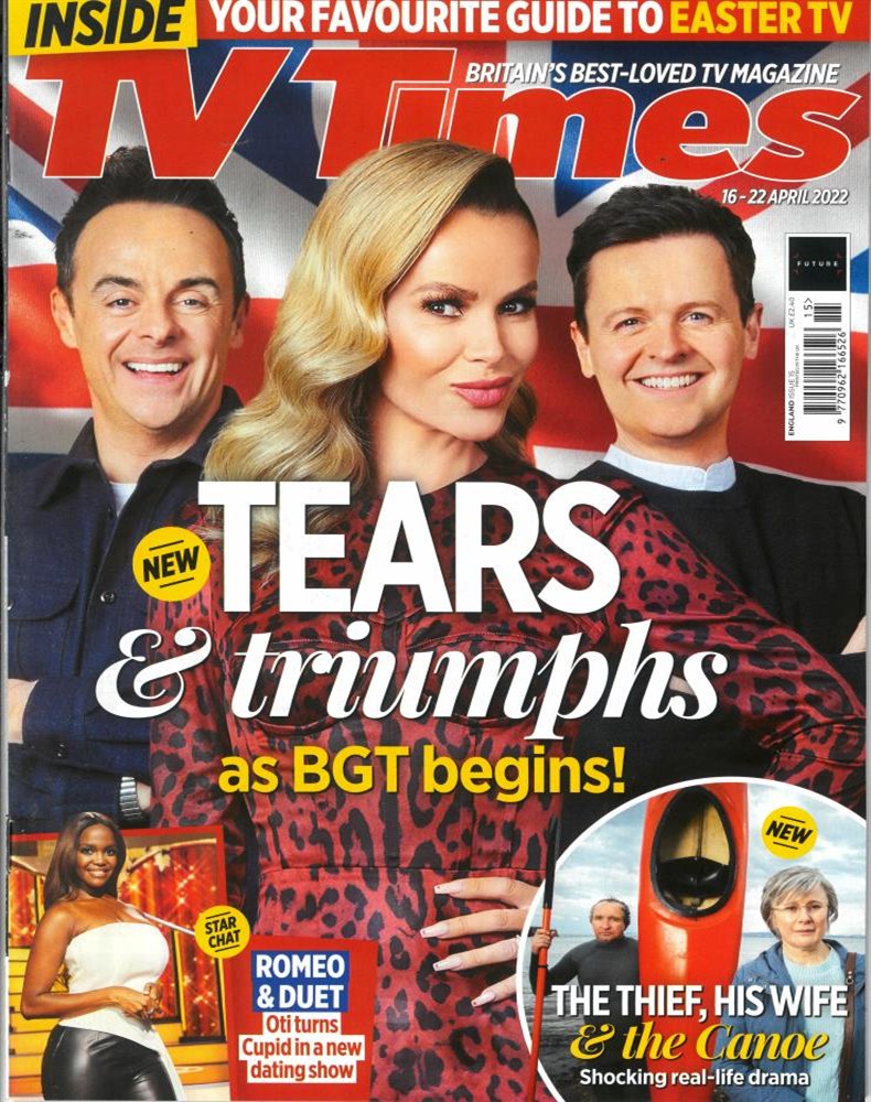 TV Times Magazine Issue 16/04/2022