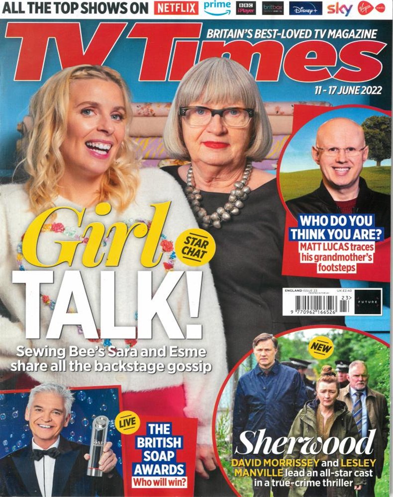 TV Times Magazine Issue 11/06/2022