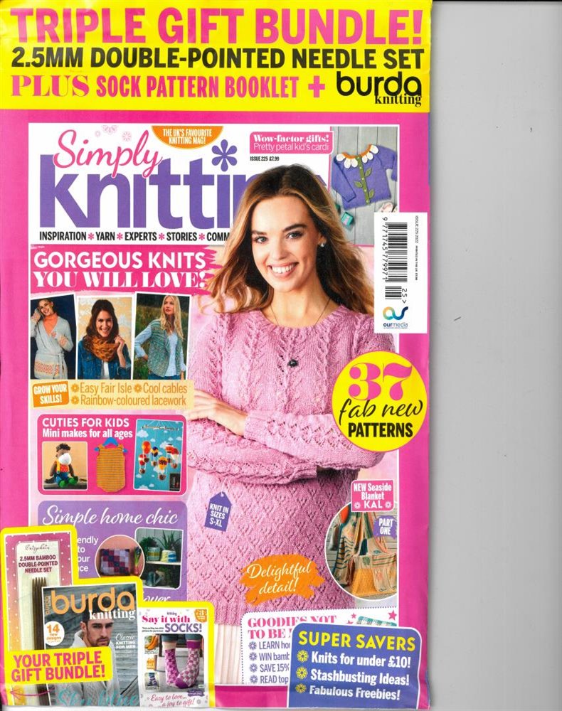 Simply Knitting Magazine Issue NO 225