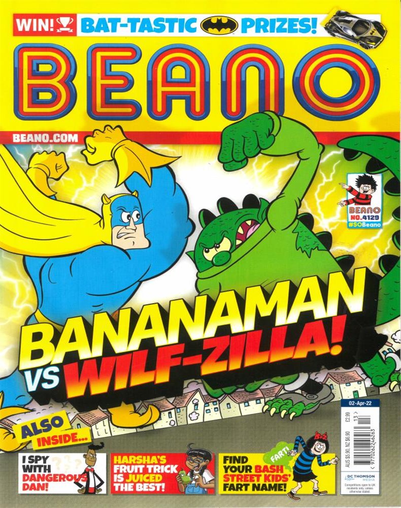 Beano Magazine Issue 02/04/2022