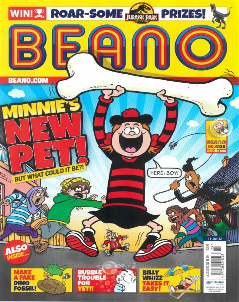 Beano Magazine Issue 11/06/2022
