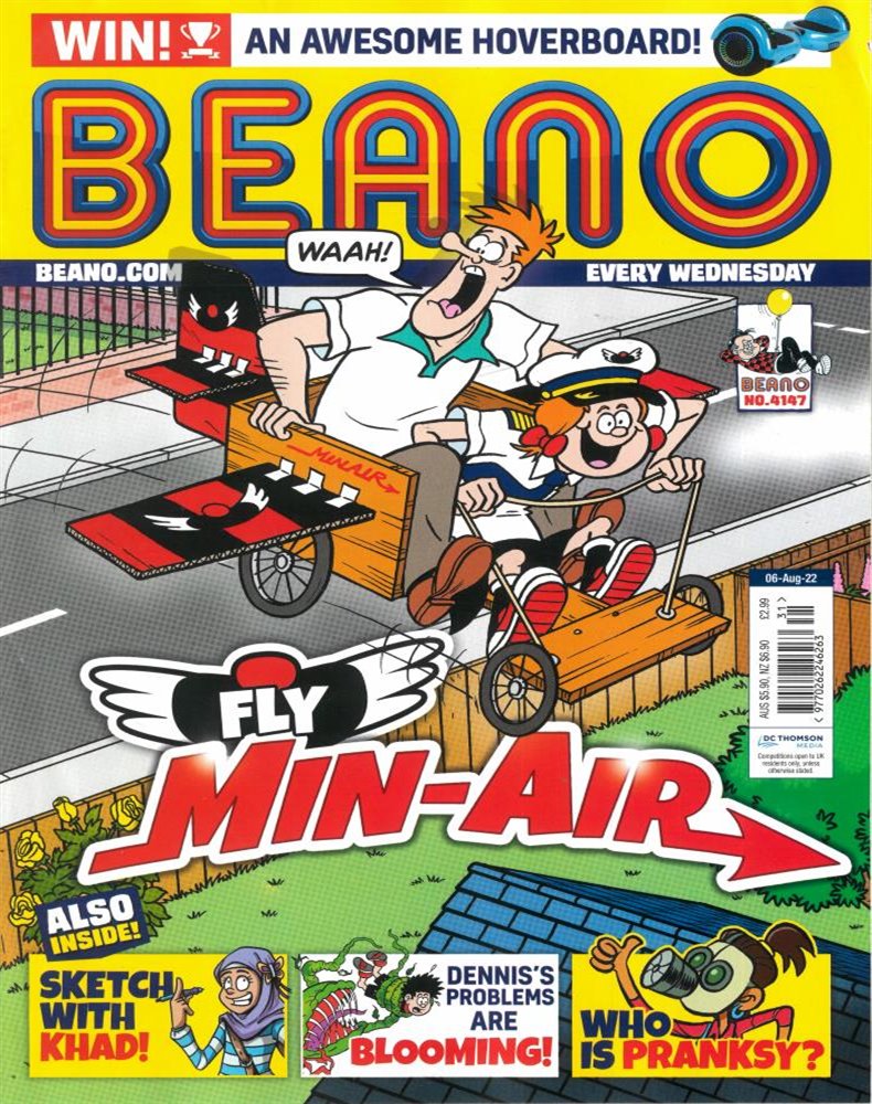 Beano Magazine Issue 06/08/2022