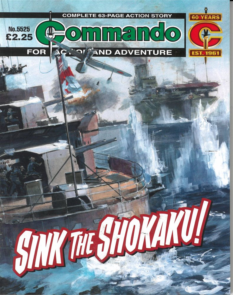 Commando Action Adventure Magazine Issue NO 5525