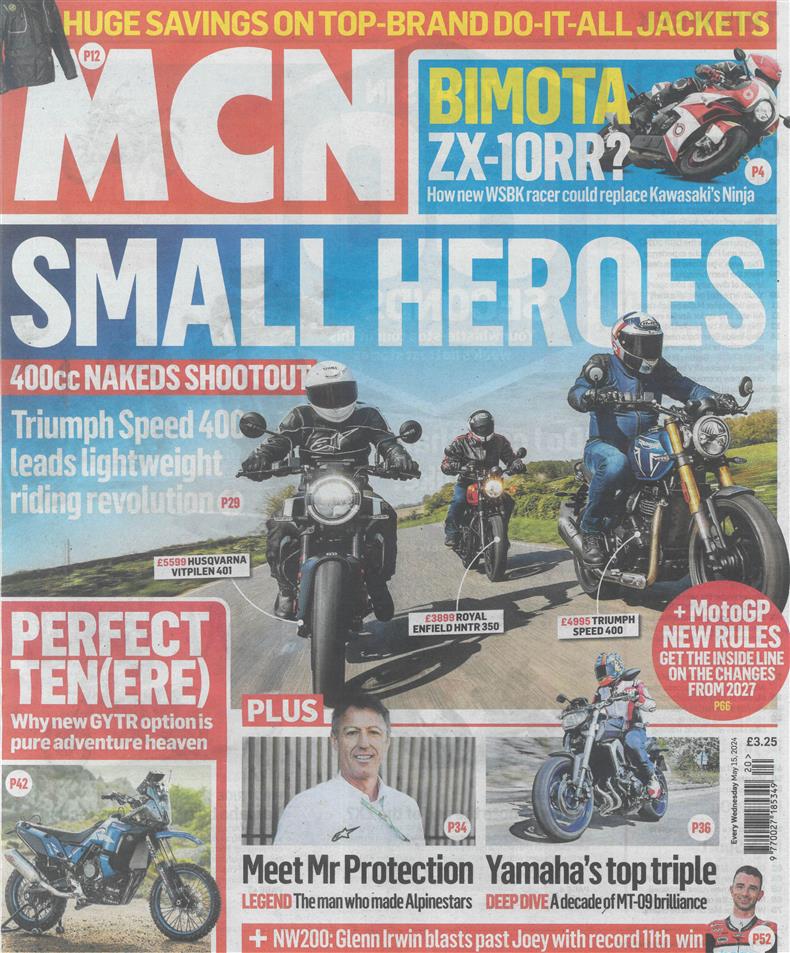 Motorcycle News - 15/05/2024