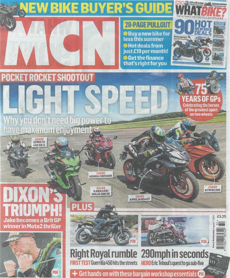 Motorcycle News - 07/08/2024