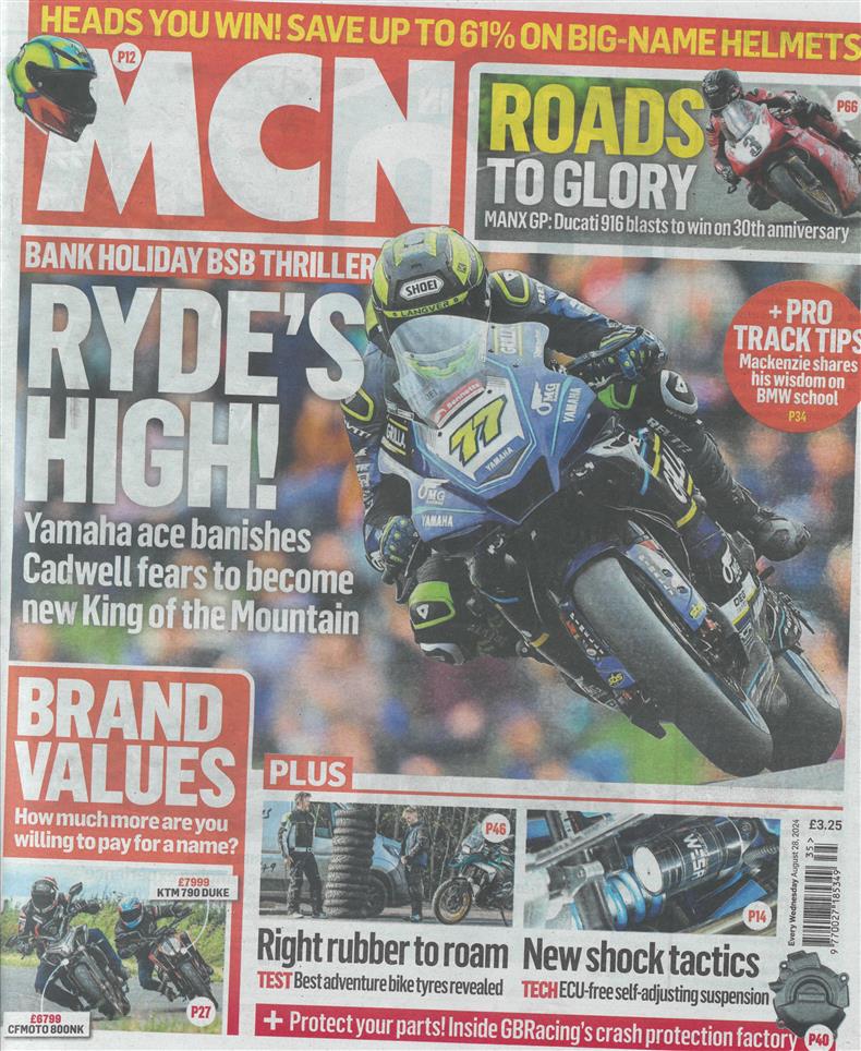 Motorcycle News - 28/08/2024