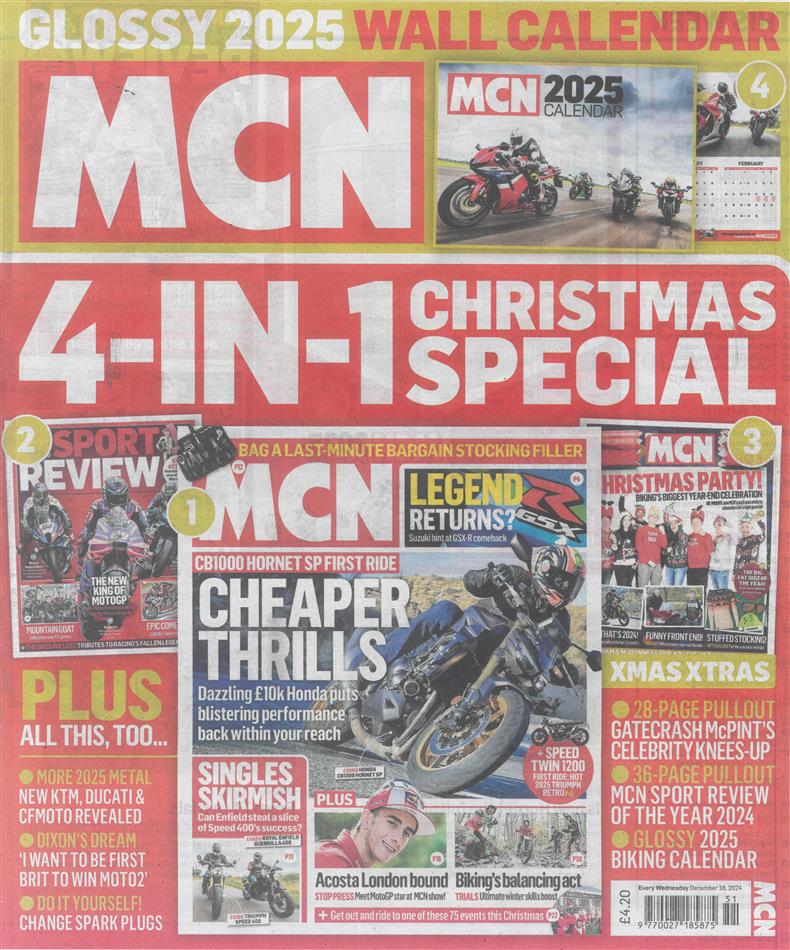 Motorcycle News - 18/12/2024
