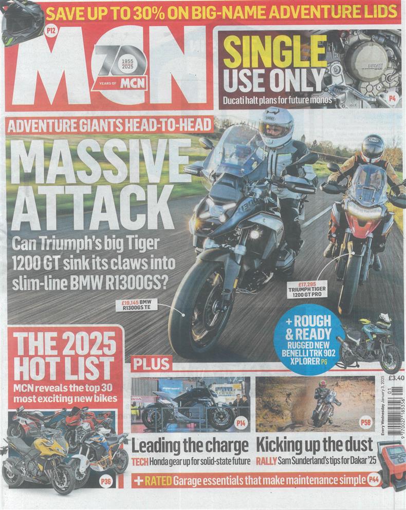 Motorcycle News - 03/01/2025