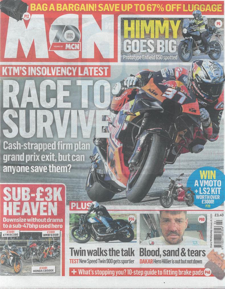 Motorcycle News - 08/01/2025
