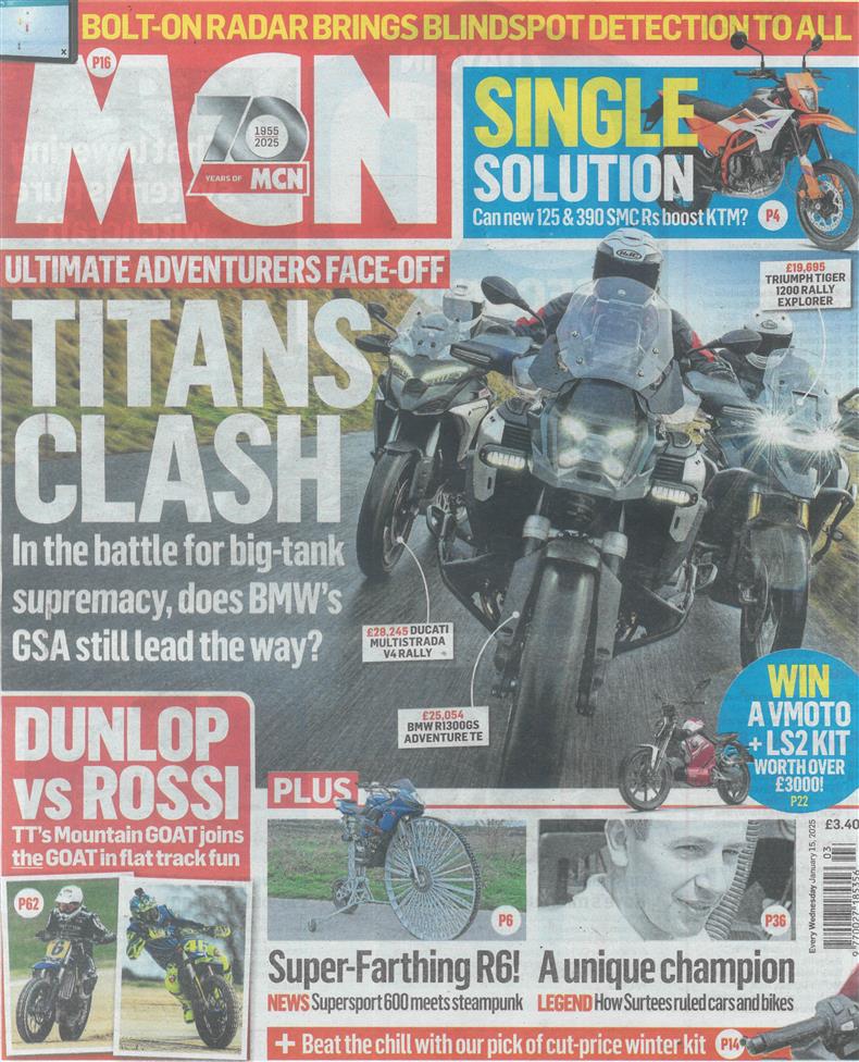 Motorcycle News - 15/01/2025