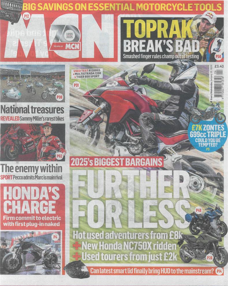 Motorcycle News - 22/01/2025
