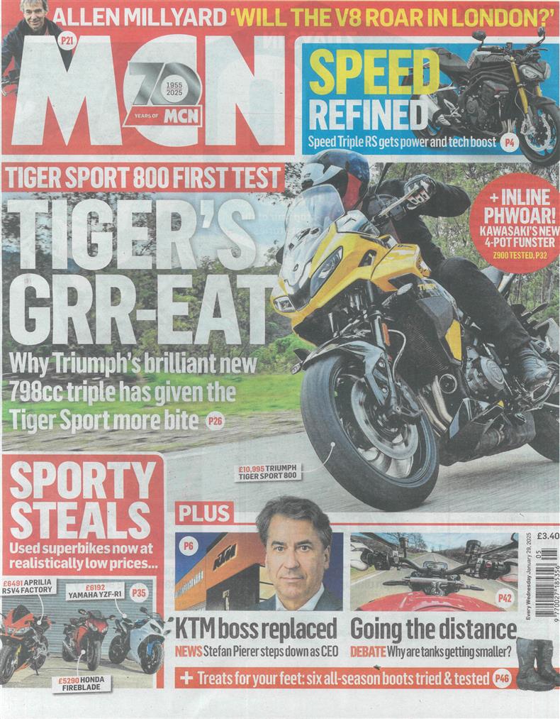 Motorcycle News - 29/01/2025