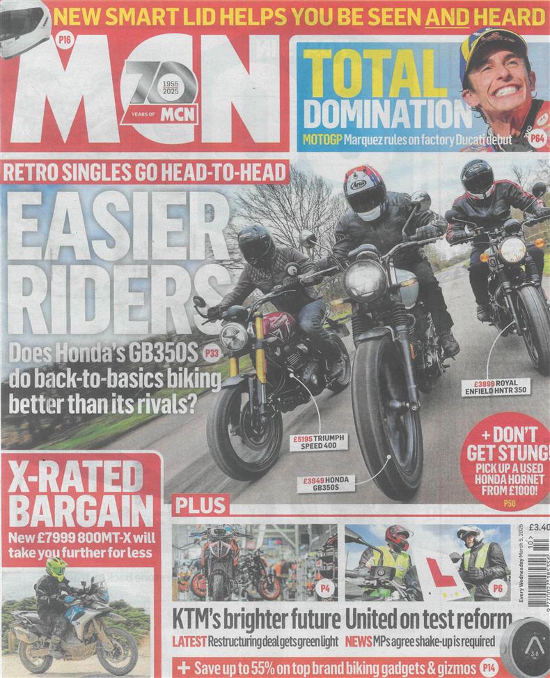 Motorcycle News - 05/03/2025