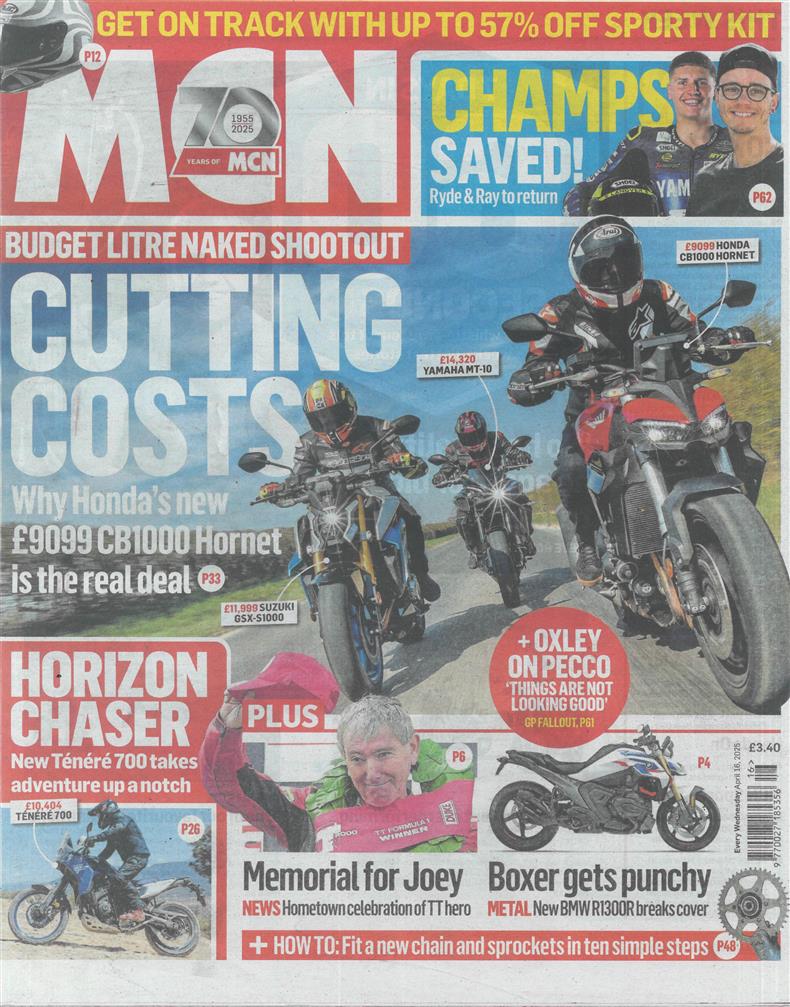 Motorcycle News - 16/04/2025