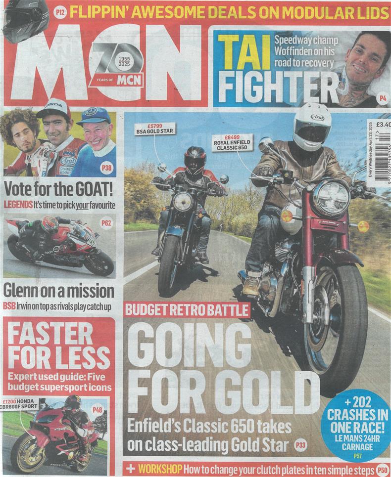 Motorcycle News - 23/04/2025