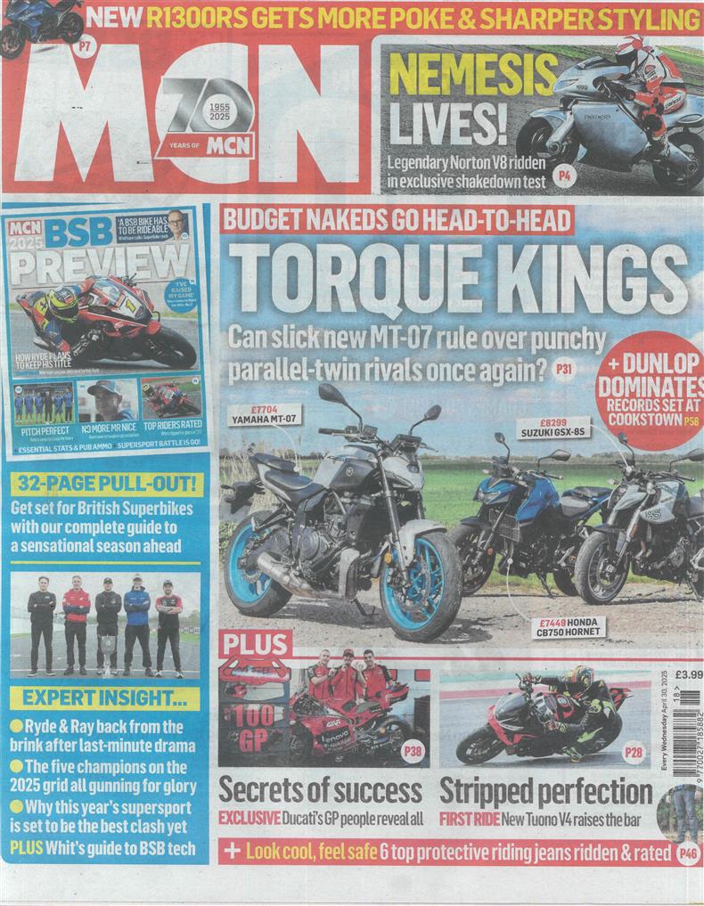 Motorcycle News - 30/04/2025