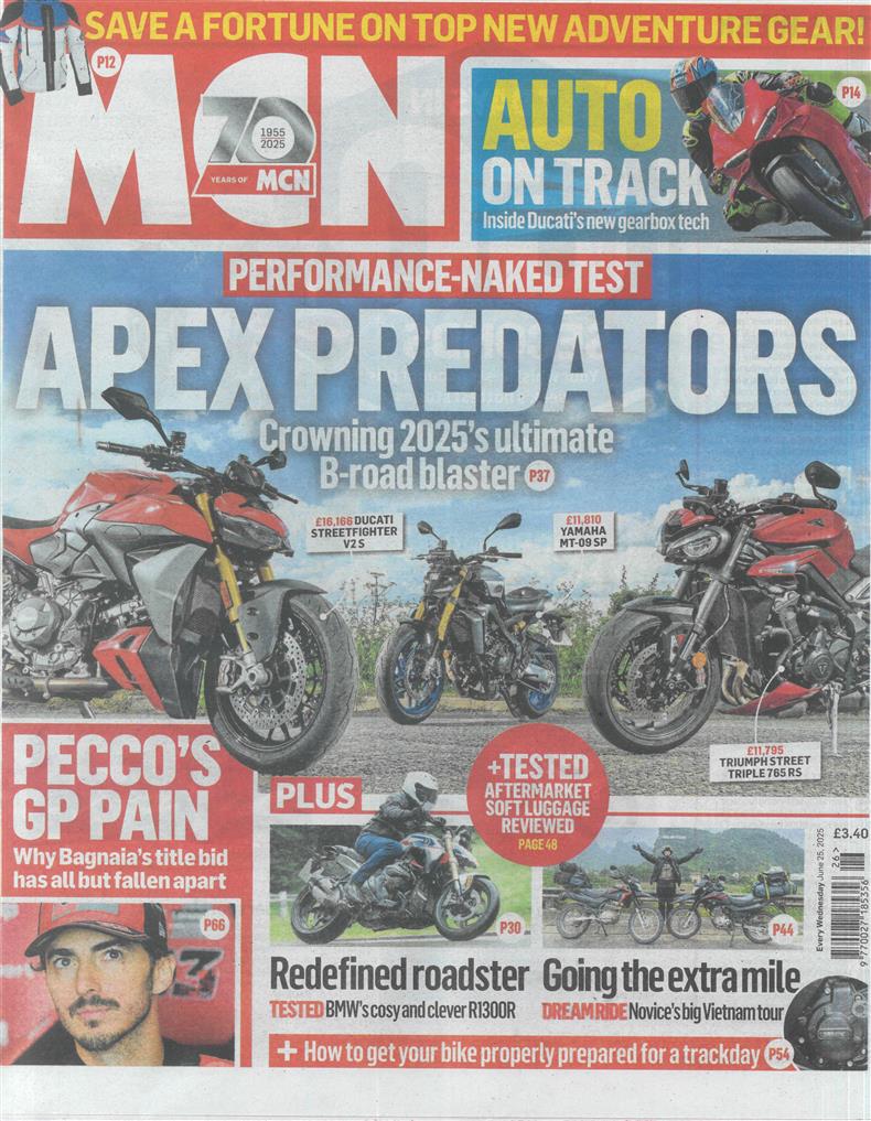 Motorcycle News - 25/06/2025