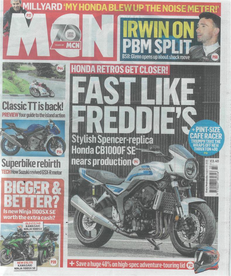 Motorcycle News - 13/08/2025