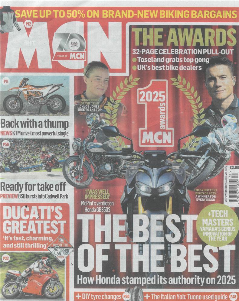 Motorcycle News - 20/08/2025