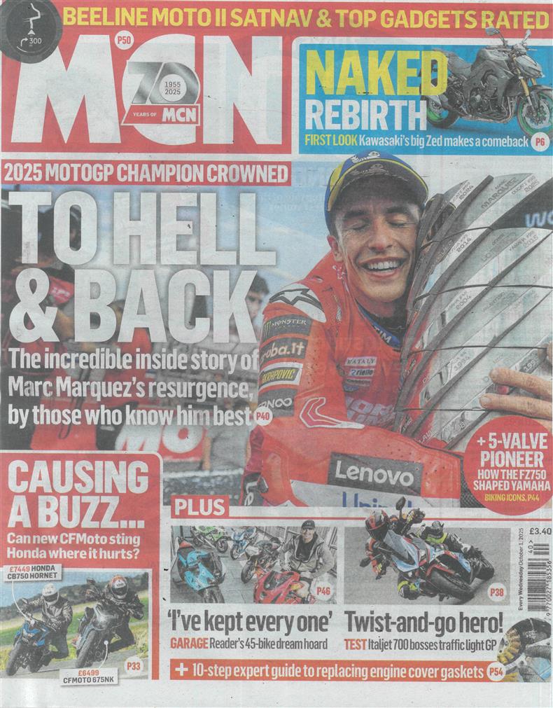 Motorcycle News - 01/10/2025