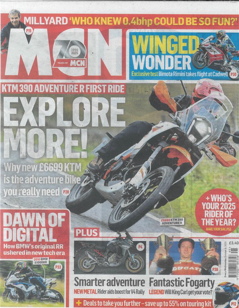 Motorcycle News - 08/10/2025