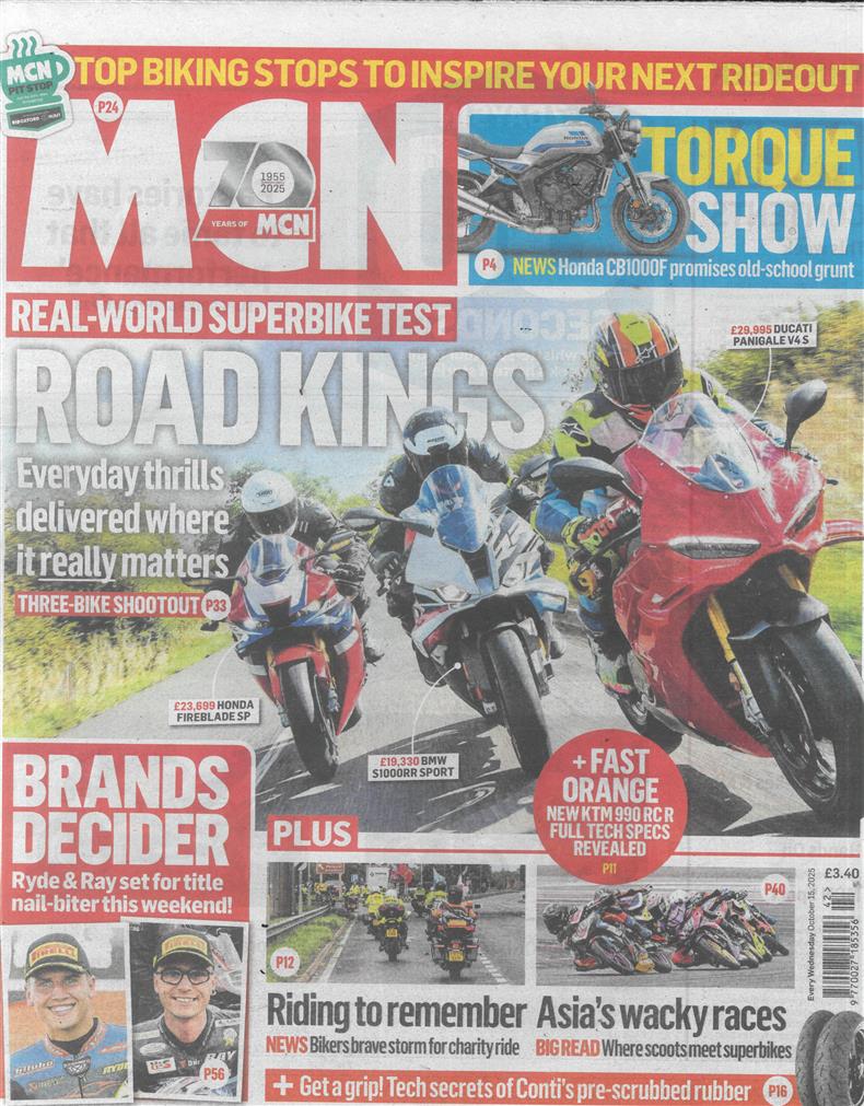 Motorcycle News - 15/10/2025