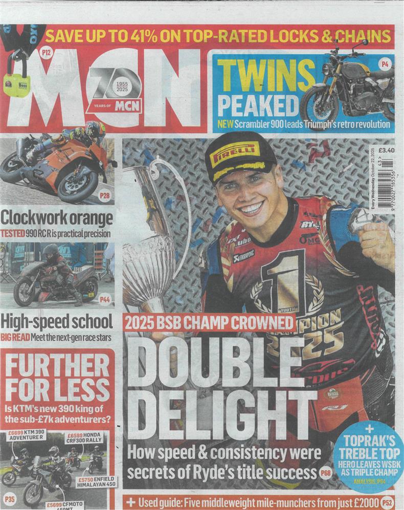 Motorcycle News - 22/10/2025