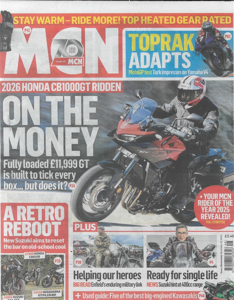 Motorcycle News - 26/11/2025